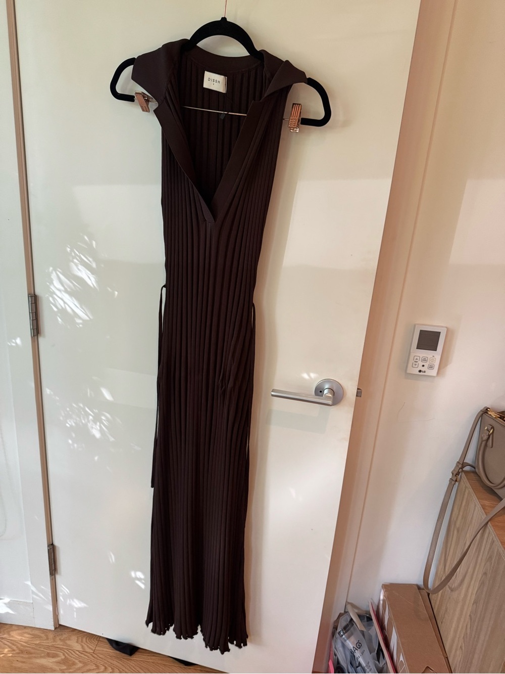 DISSH Hal Choc Sleeveless Knit Maxi Dress - Picture 2 of 4